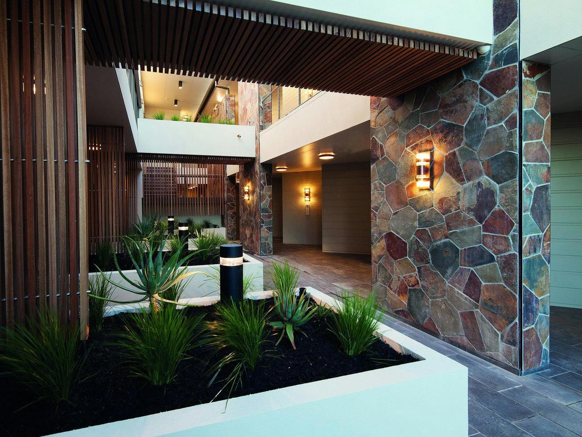 Ground level corridor