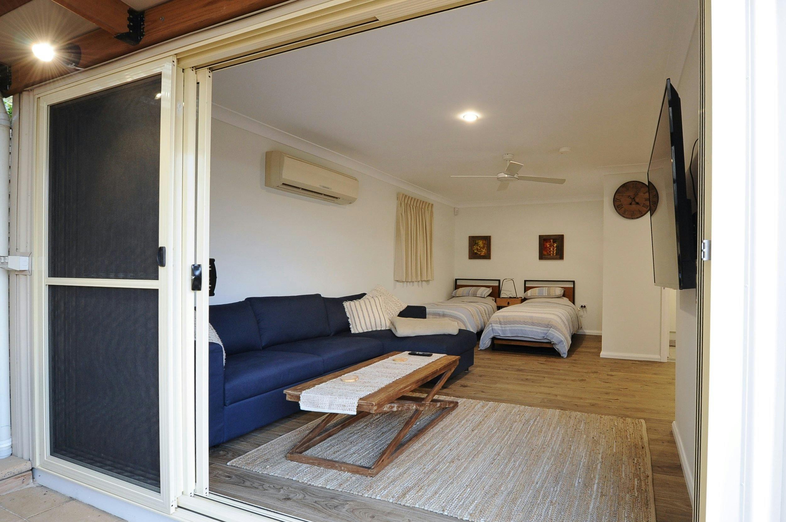 At the rear of the property you can find a spacious STUDIO with a large kitchenette and bathroom.