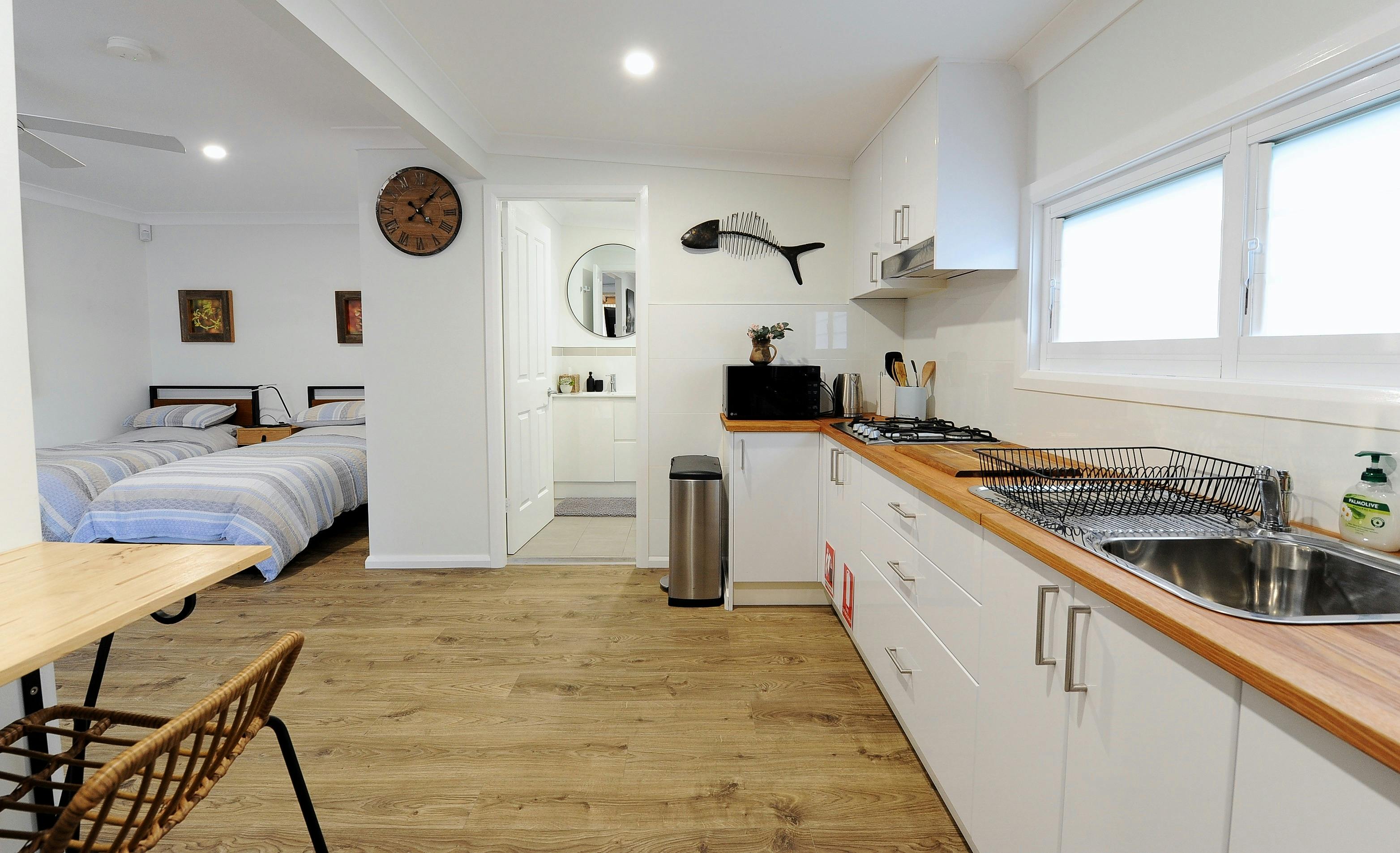 The Studio offers a perfect space with more privacy for grandparents or teenagers.