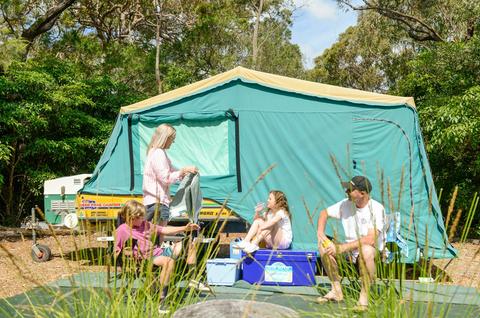 Camping unpowered