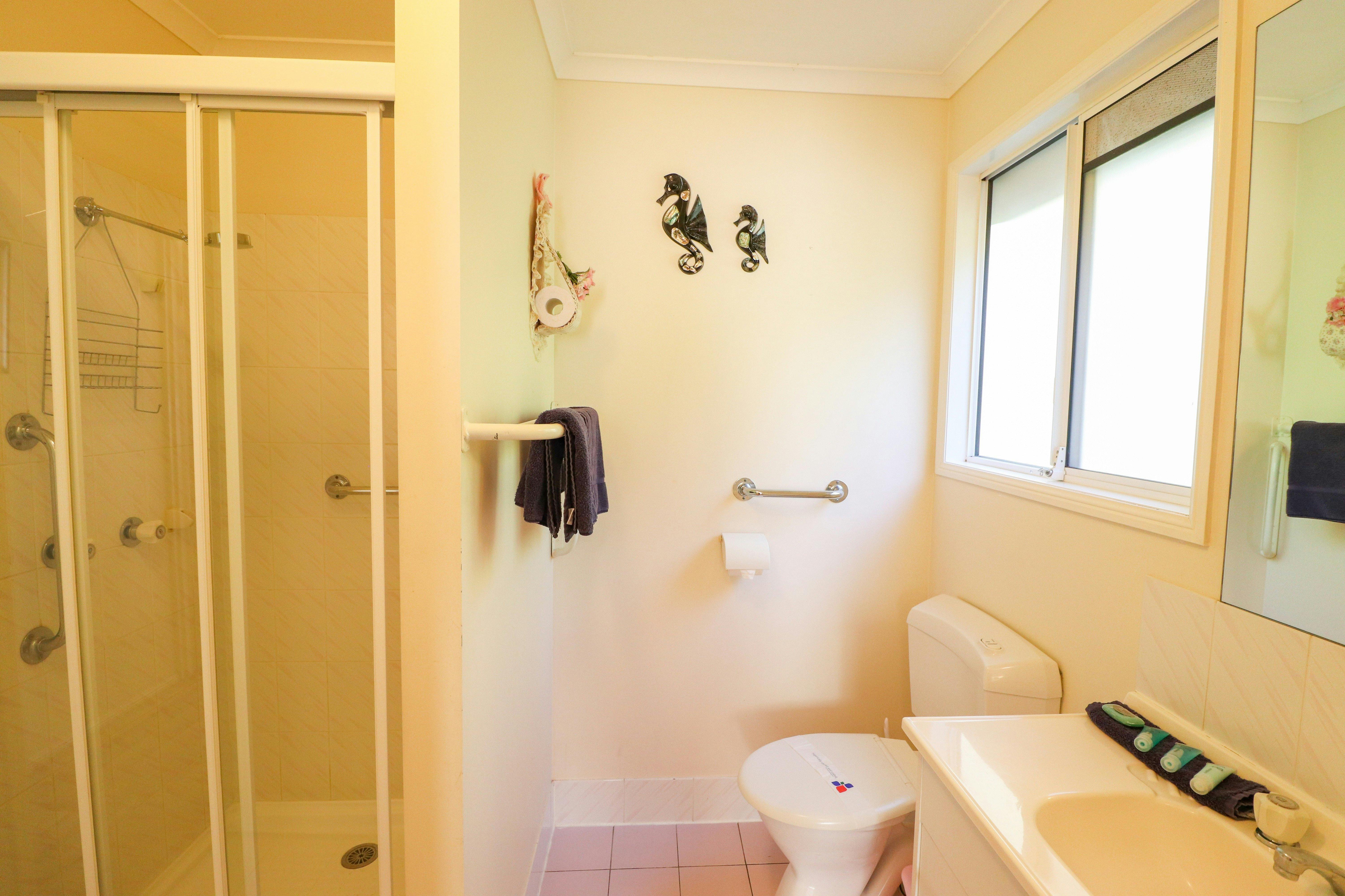 Bathroom with shower and toilet