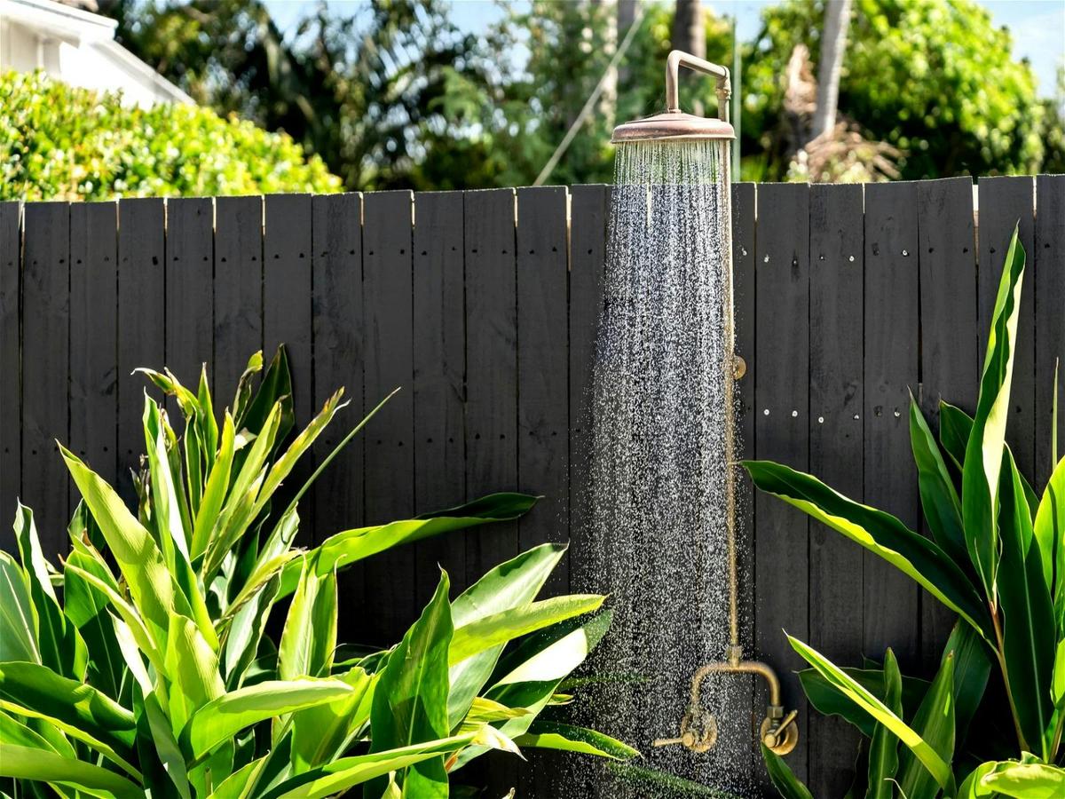 Outdoor shower