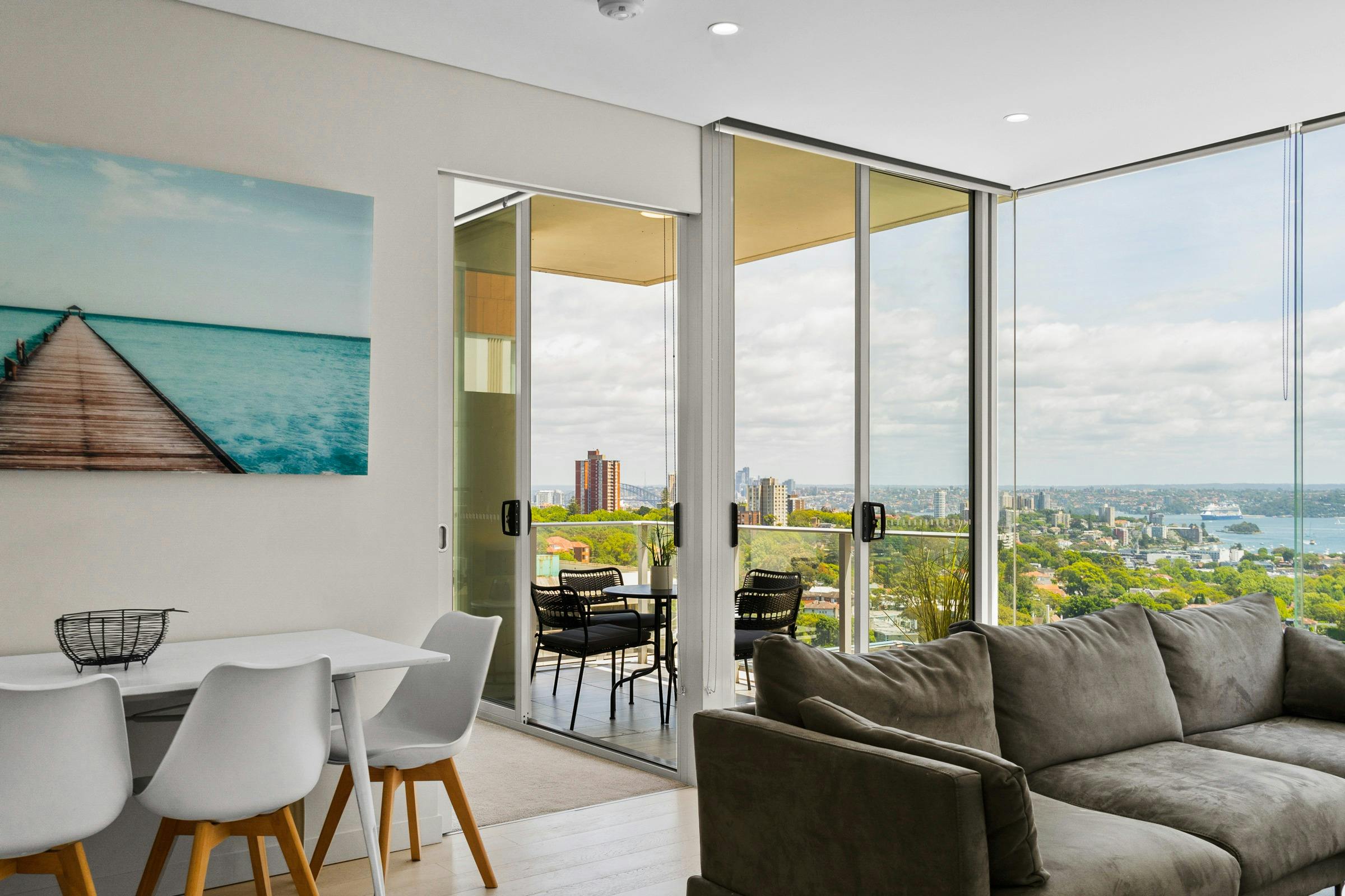 Stunning views and spacious living with a balcony to relax and unwind.