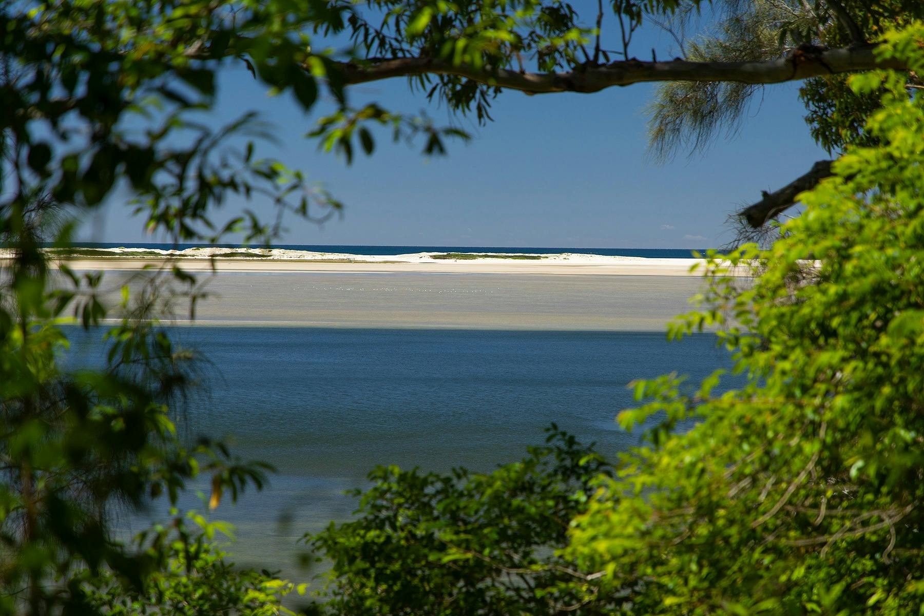 view from top of the stairs opposite the house