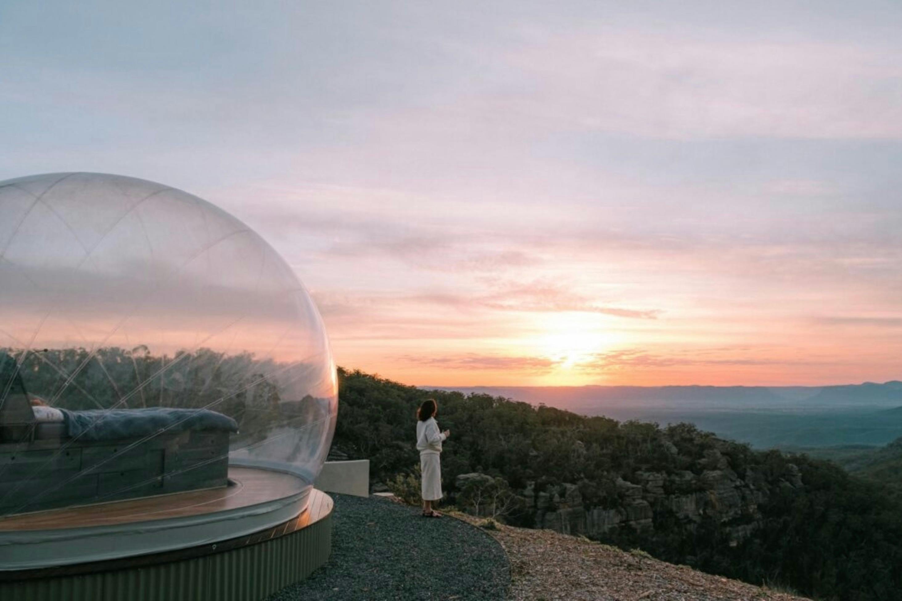 Sunrise at Pisces tent