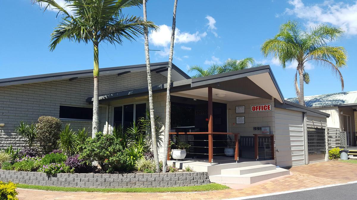 Outside of reception