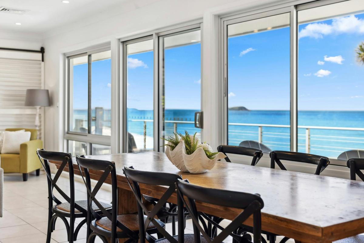 Captain's Quarters Dining Table with view