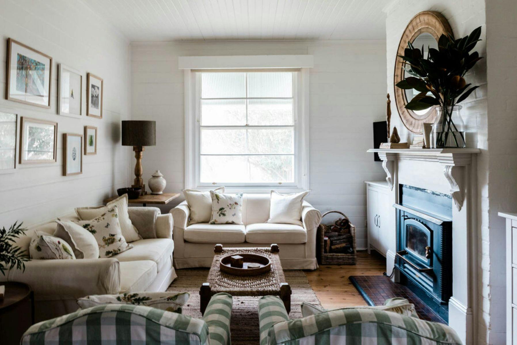 Lounge room with window