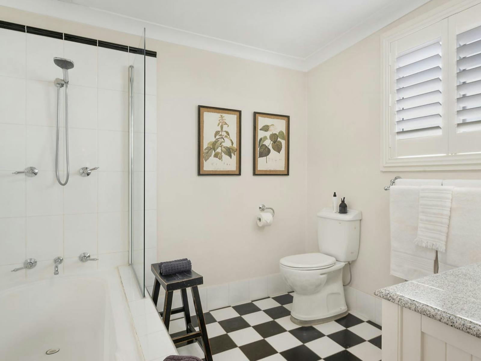 Main Bathroom at Stylish Luxe Villa