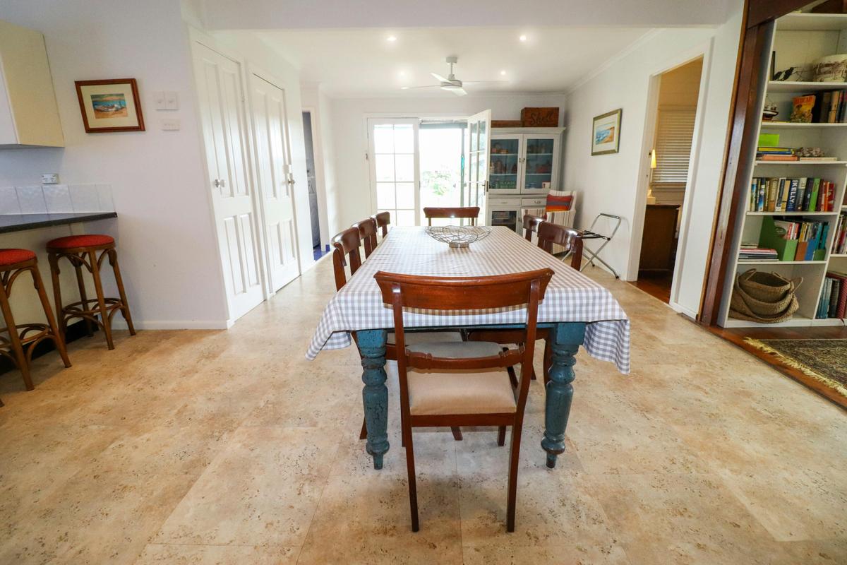 Large open dining space