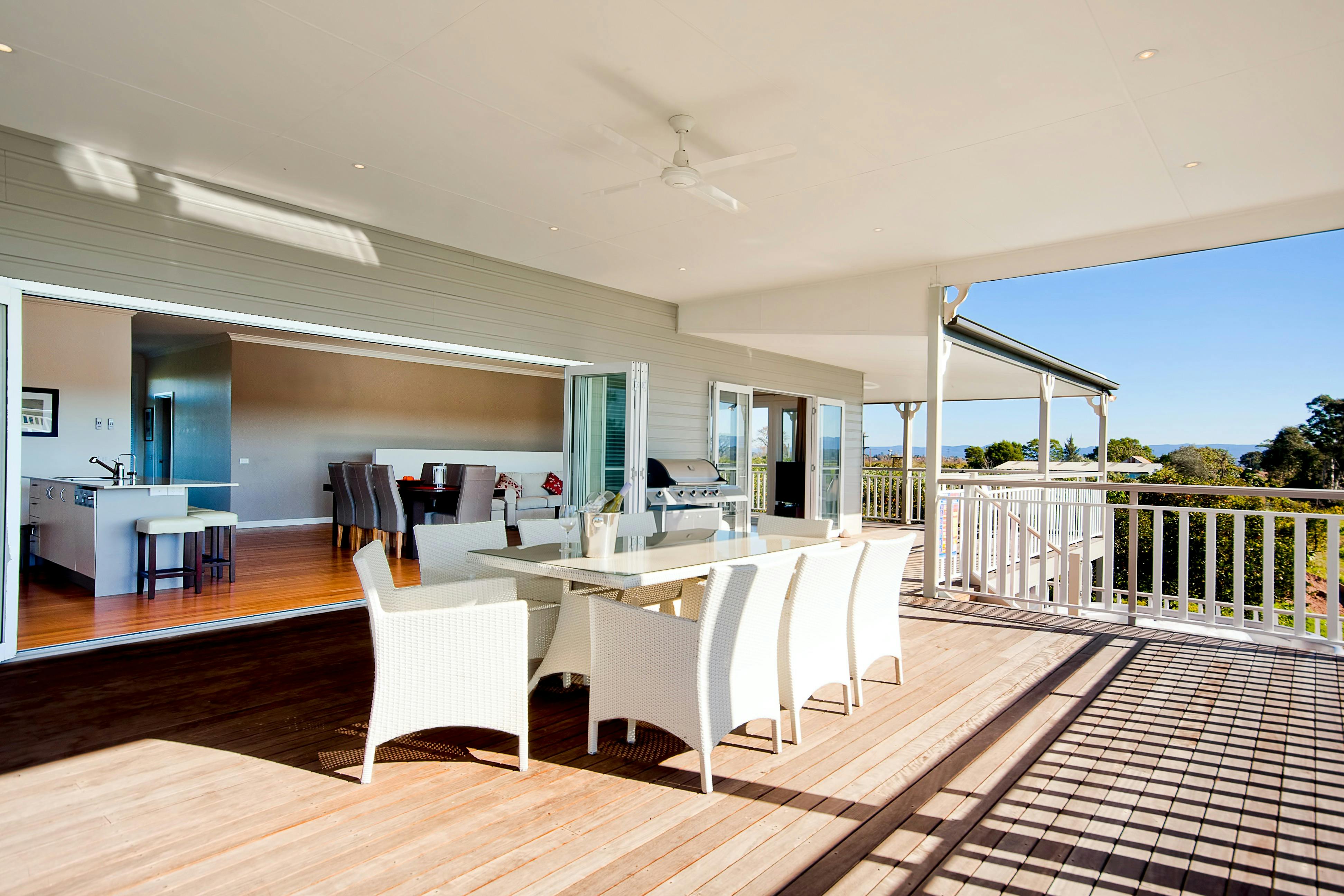 Massive north facing sunny verandah