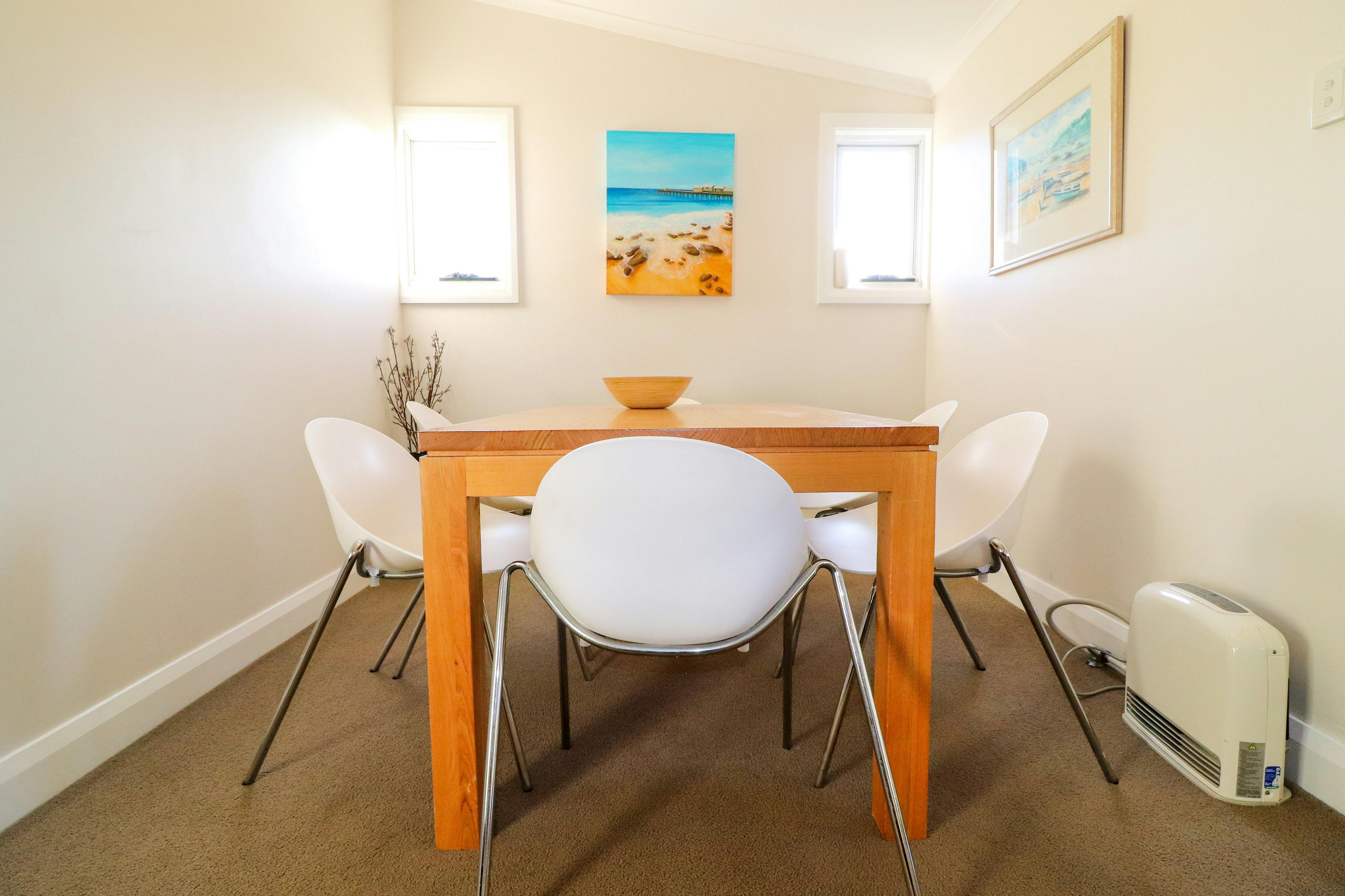 Enjoy a meal together at the dining table