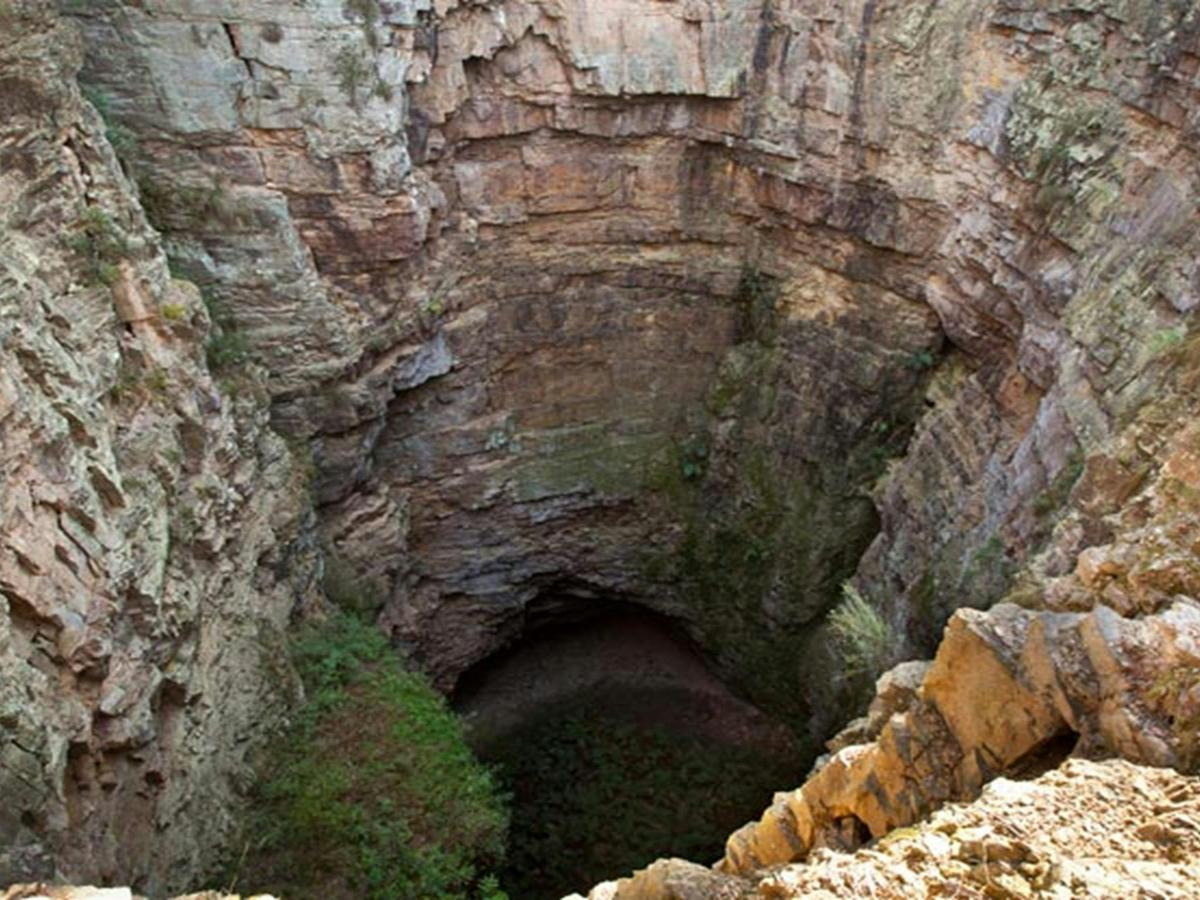 The Big Hole, Deua National Park. Photo: Lucas Boyd &copy; DPIE