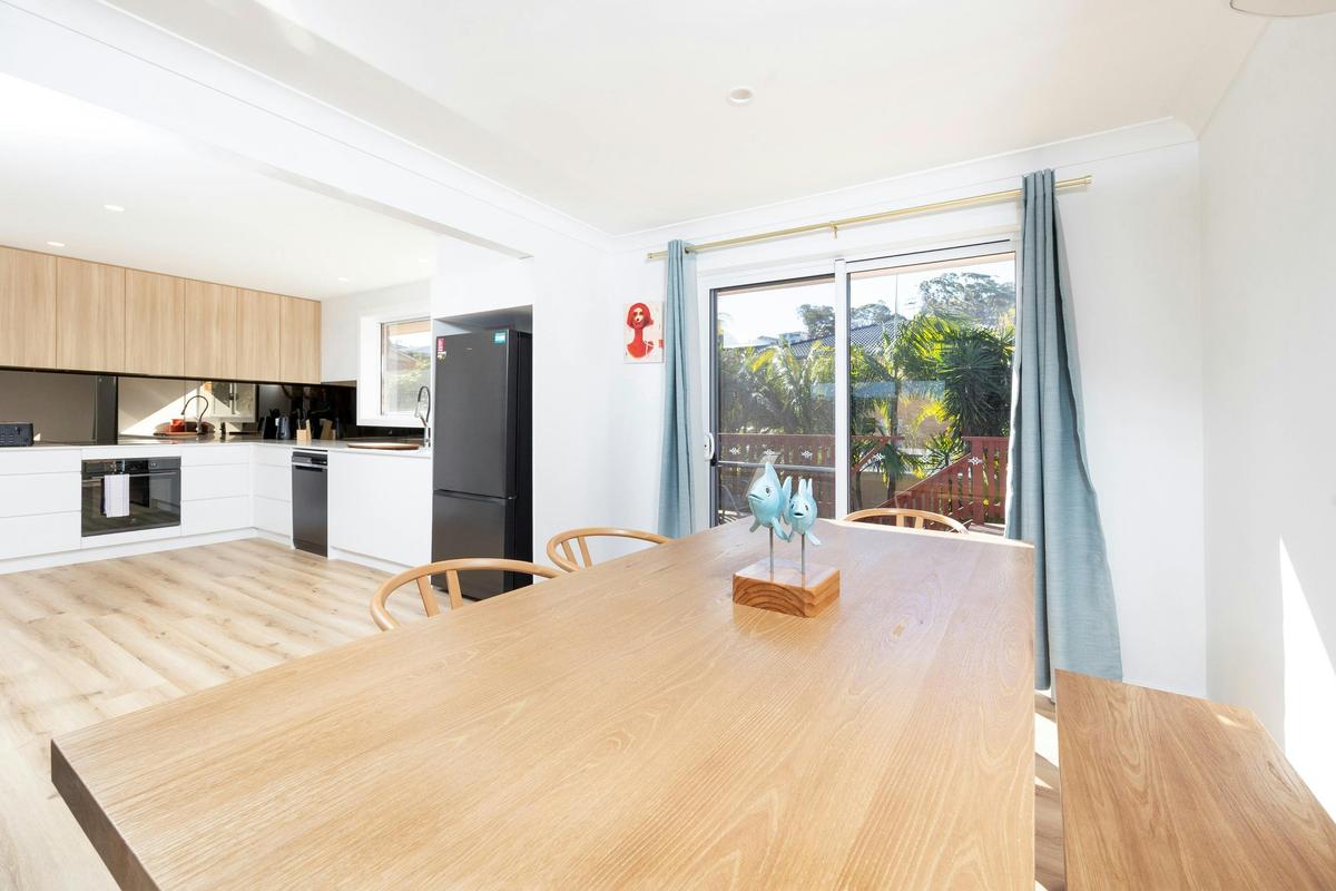 Dining and kitchen