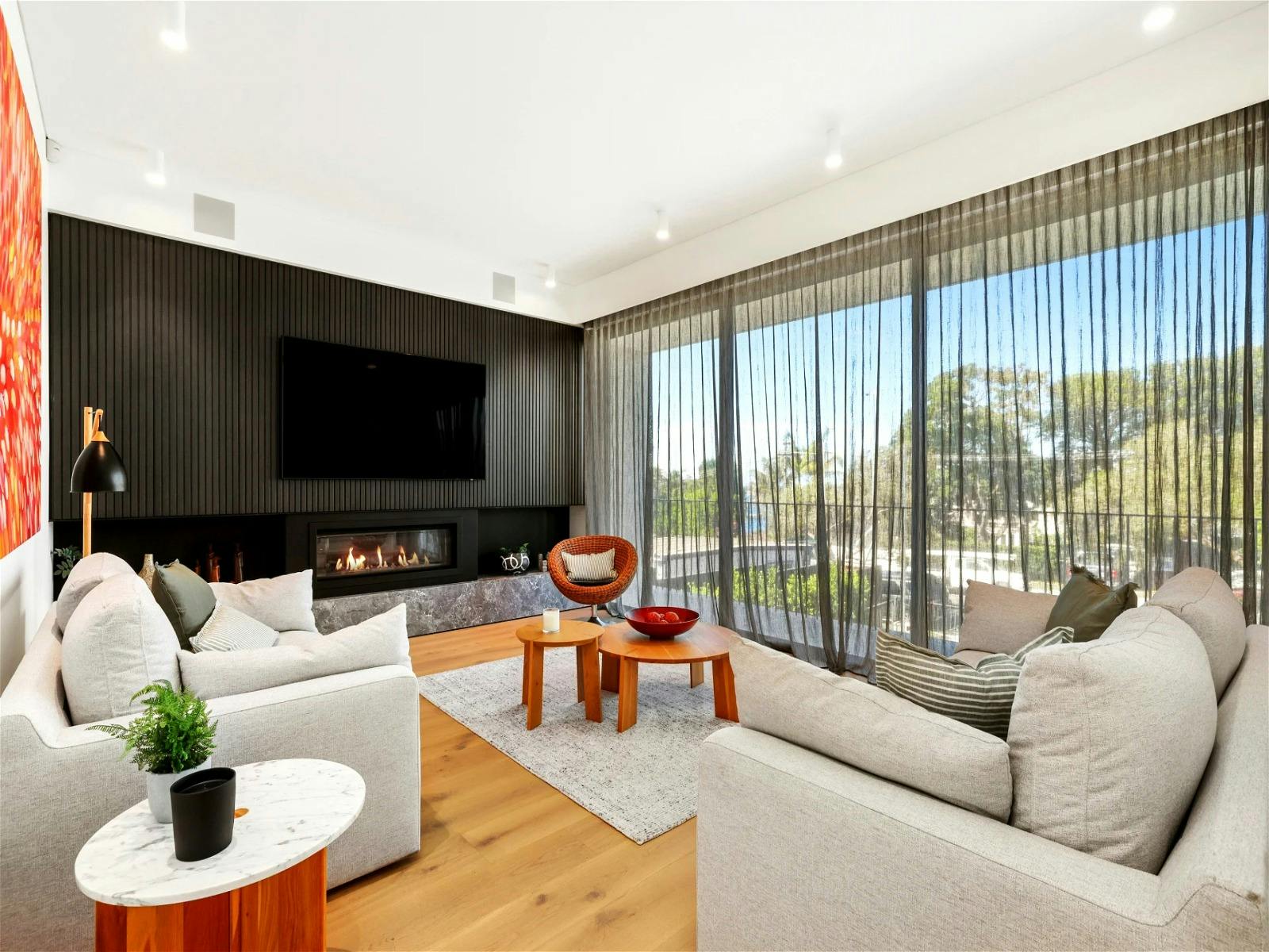 multiple living areas to suit everyone and stunning glimpses