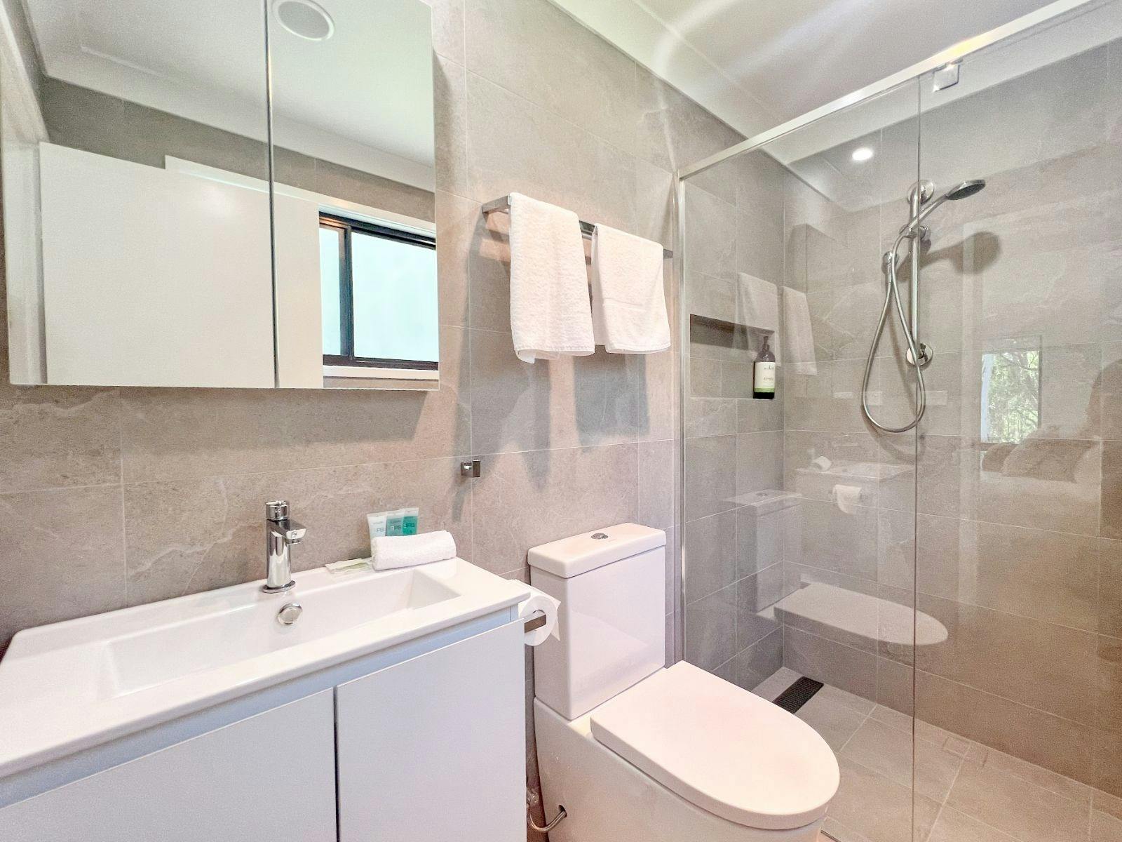 Ensuite bathroom in the master bedroom