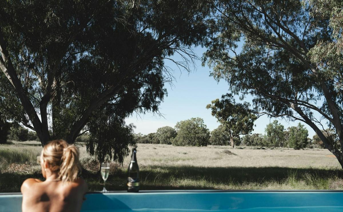 The Sky Suites Lady in Pool