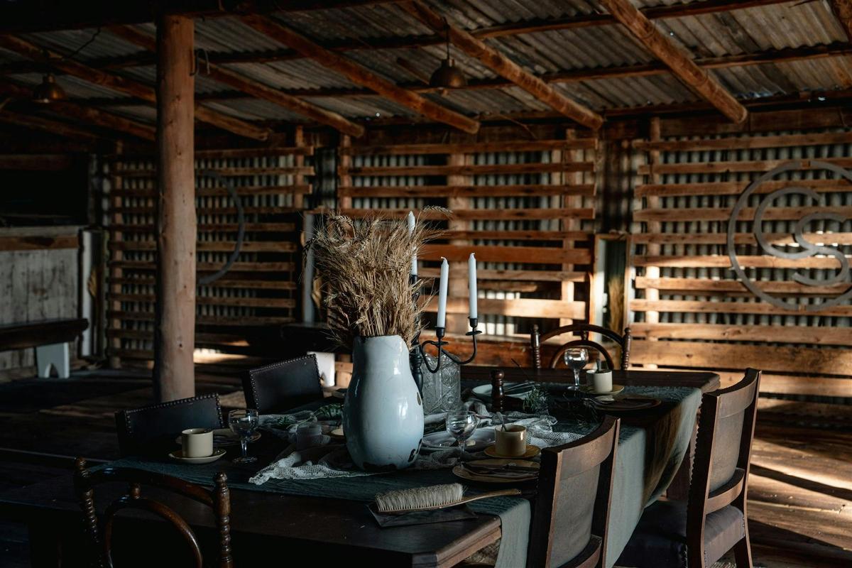 The Original Woolshed Table Setting