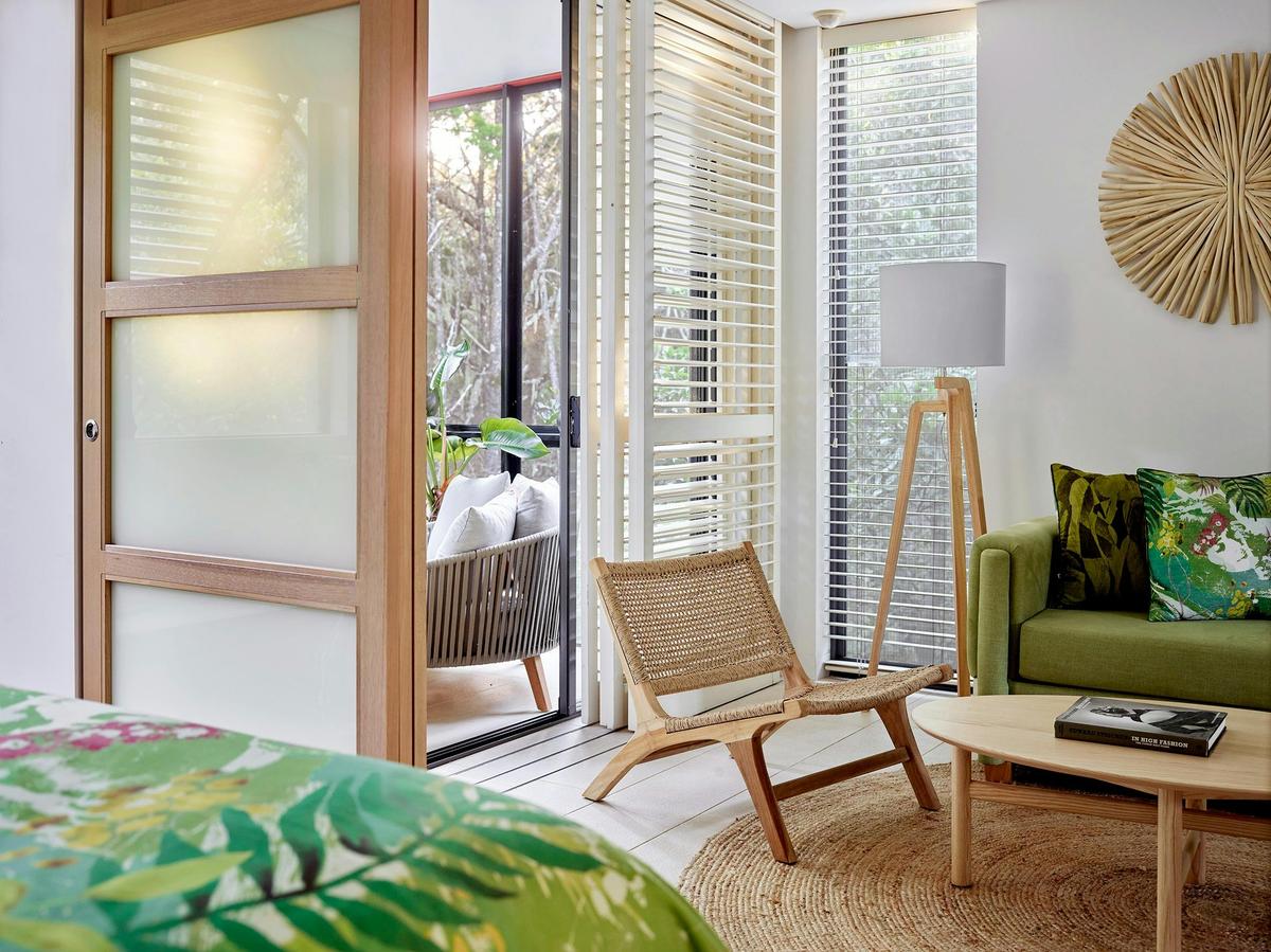 Rainforest luxe suite living space