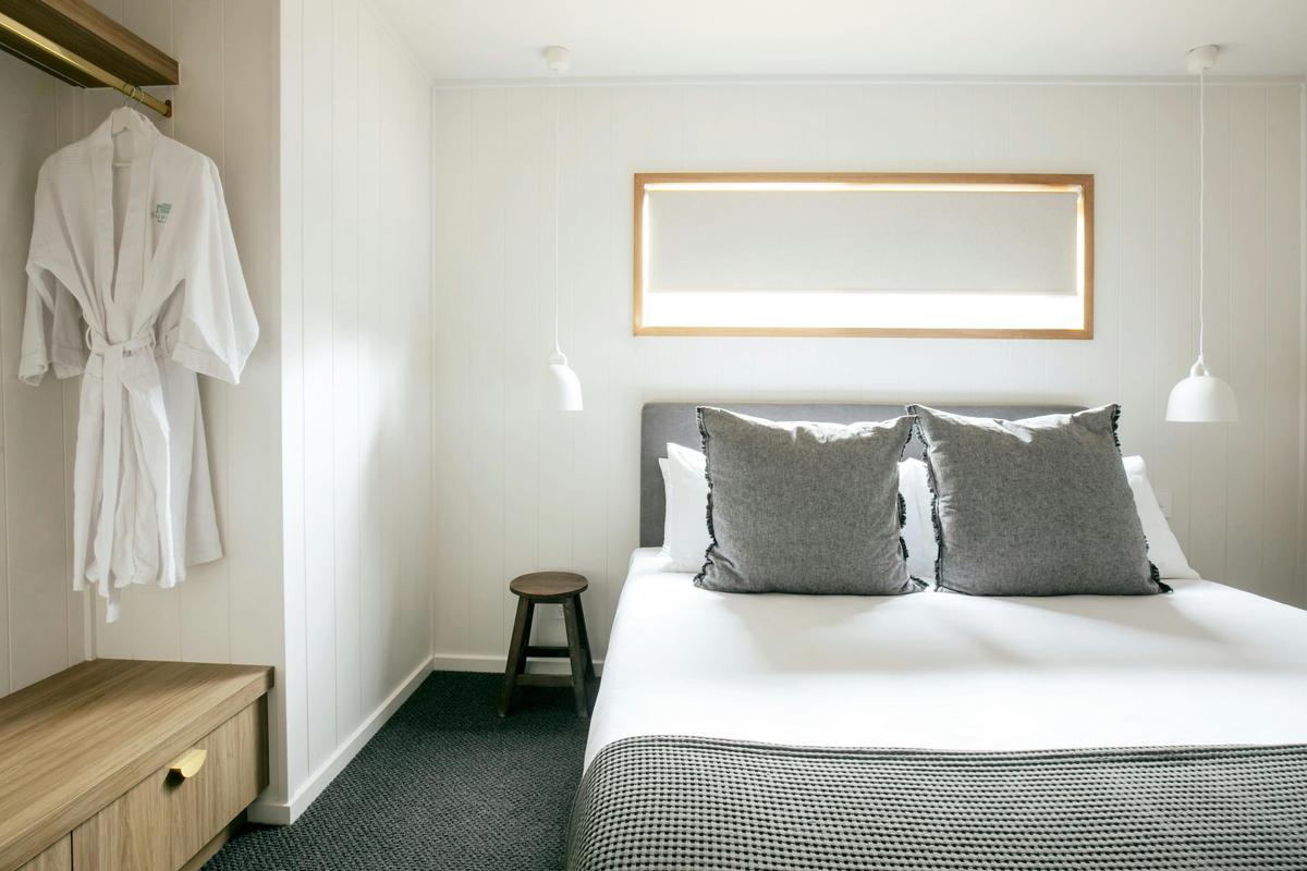 Light filled bedroom