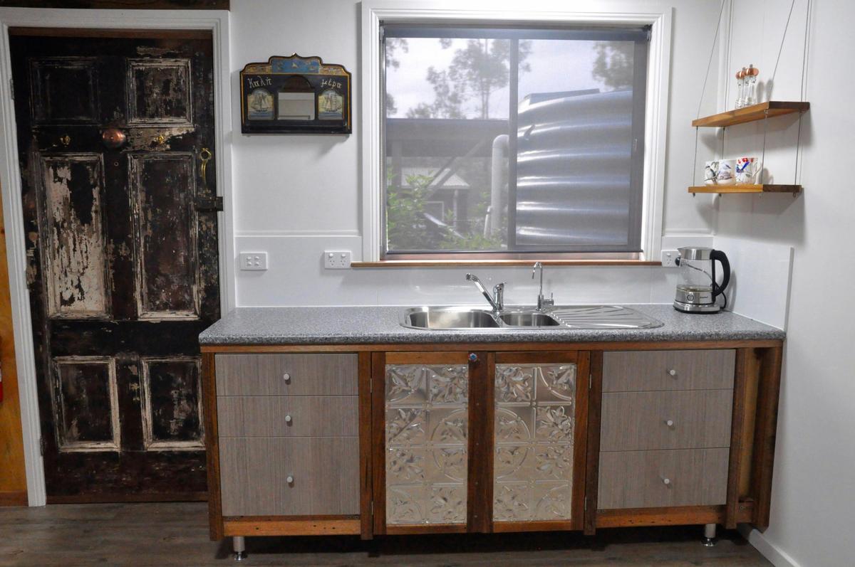 Kitchenette with just about everything you need to satisfy the fussiest of cooks.