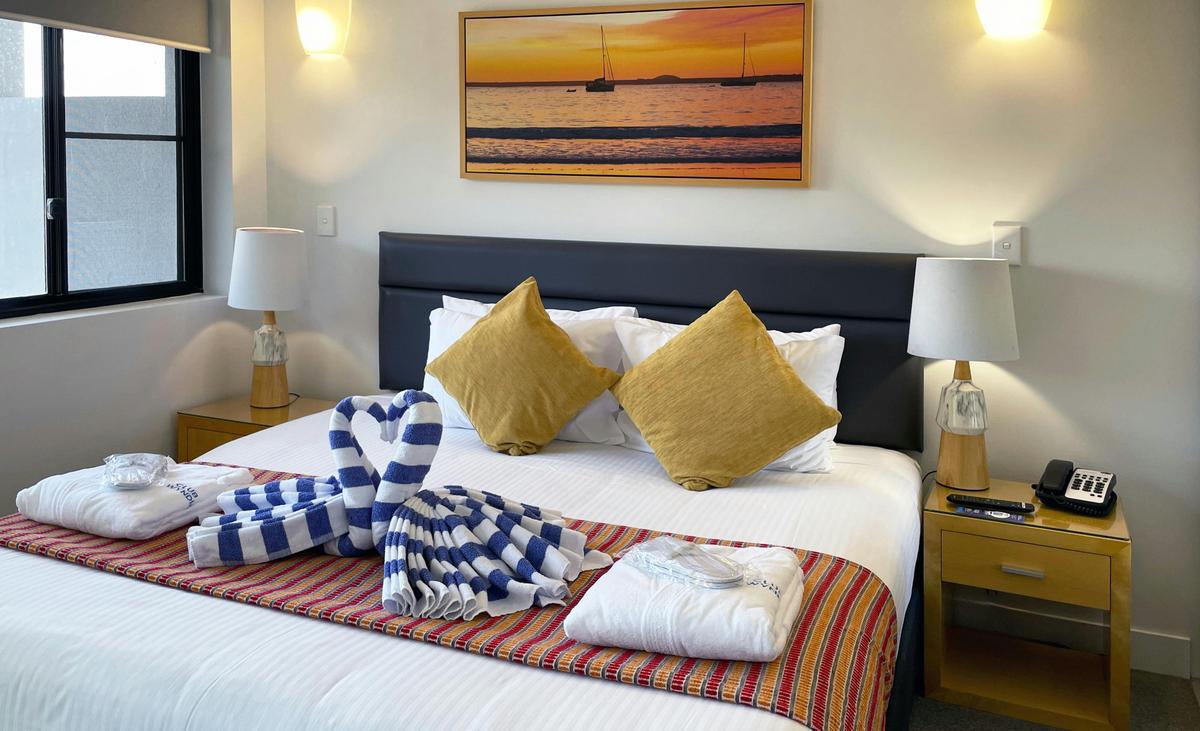Club Wyndham Coffs Harbour two bedroom deluxe apartment bedroom 2