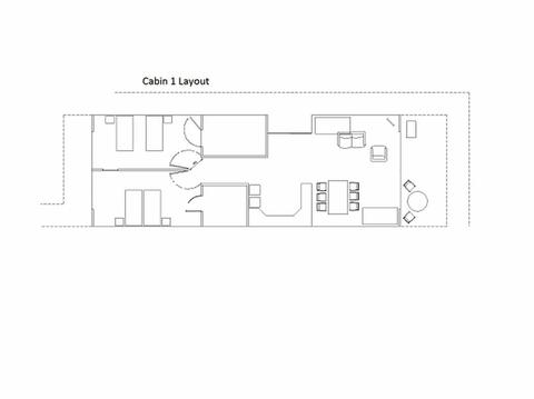 Layout of Cottage 1