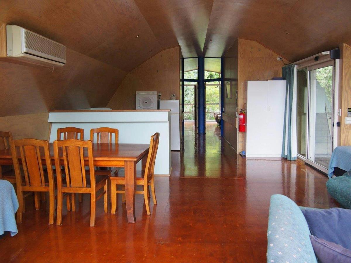 Cottage living room and kitchen