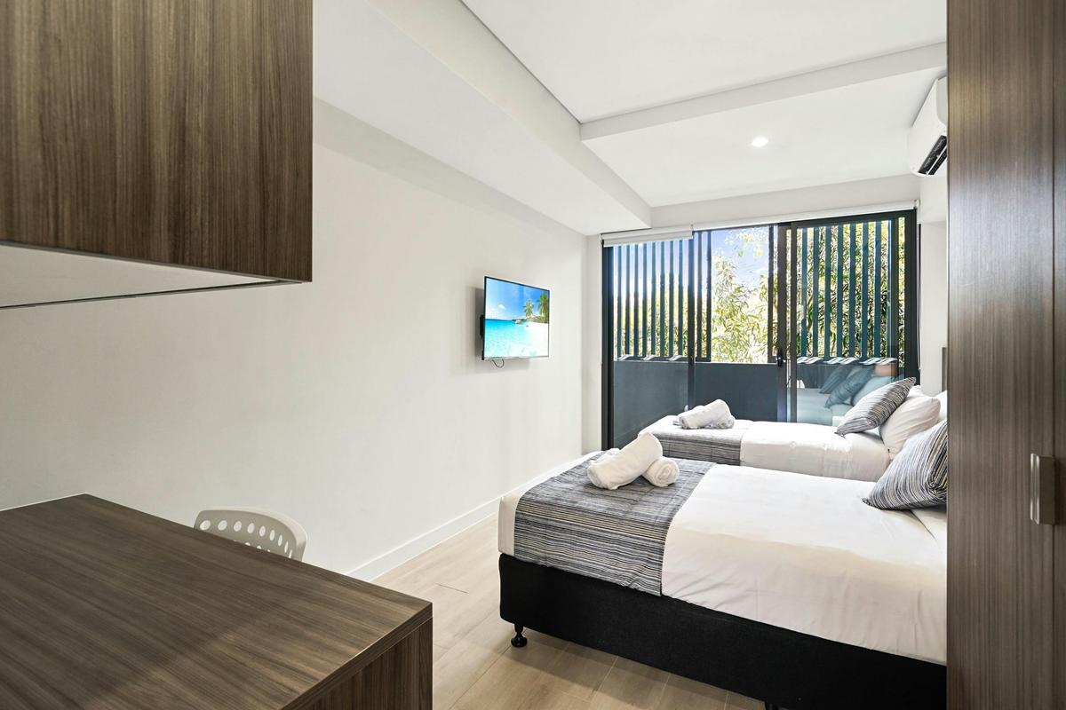 Studio Twin beds