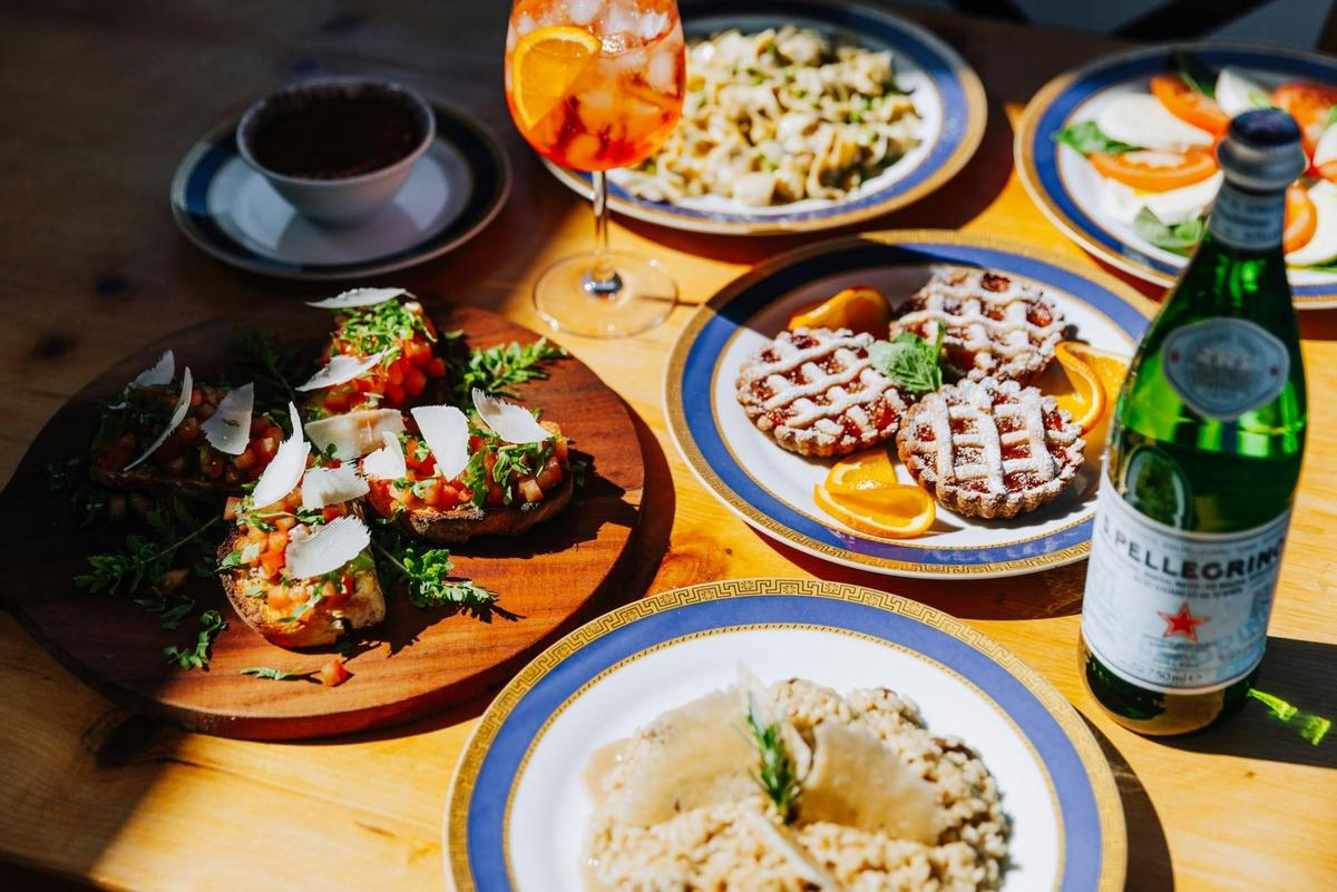 Delicious Italian homemade meal