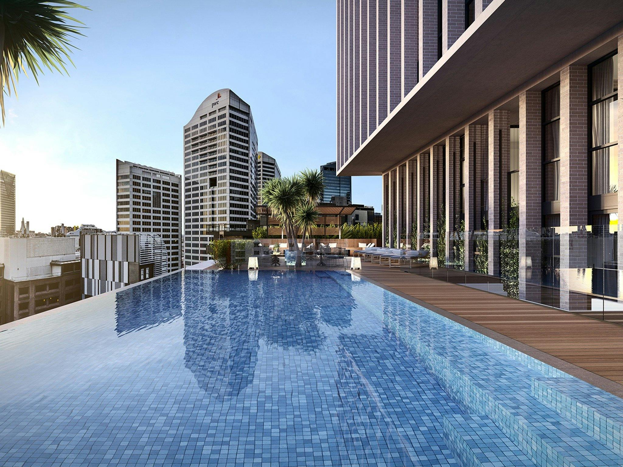 Crowne Plaza Rooftop Heated Pool