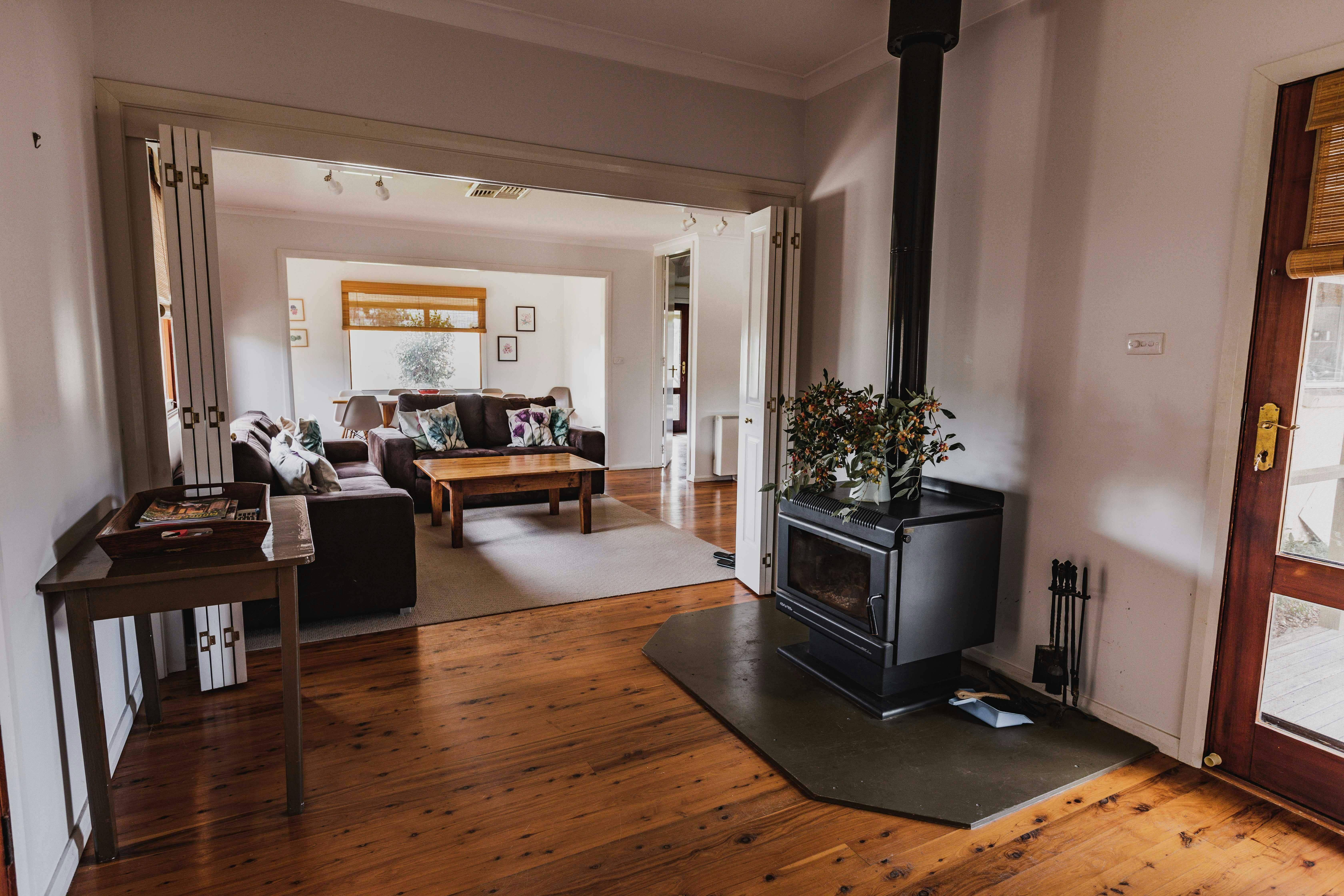 Combustion Fireplace to keep the house warm