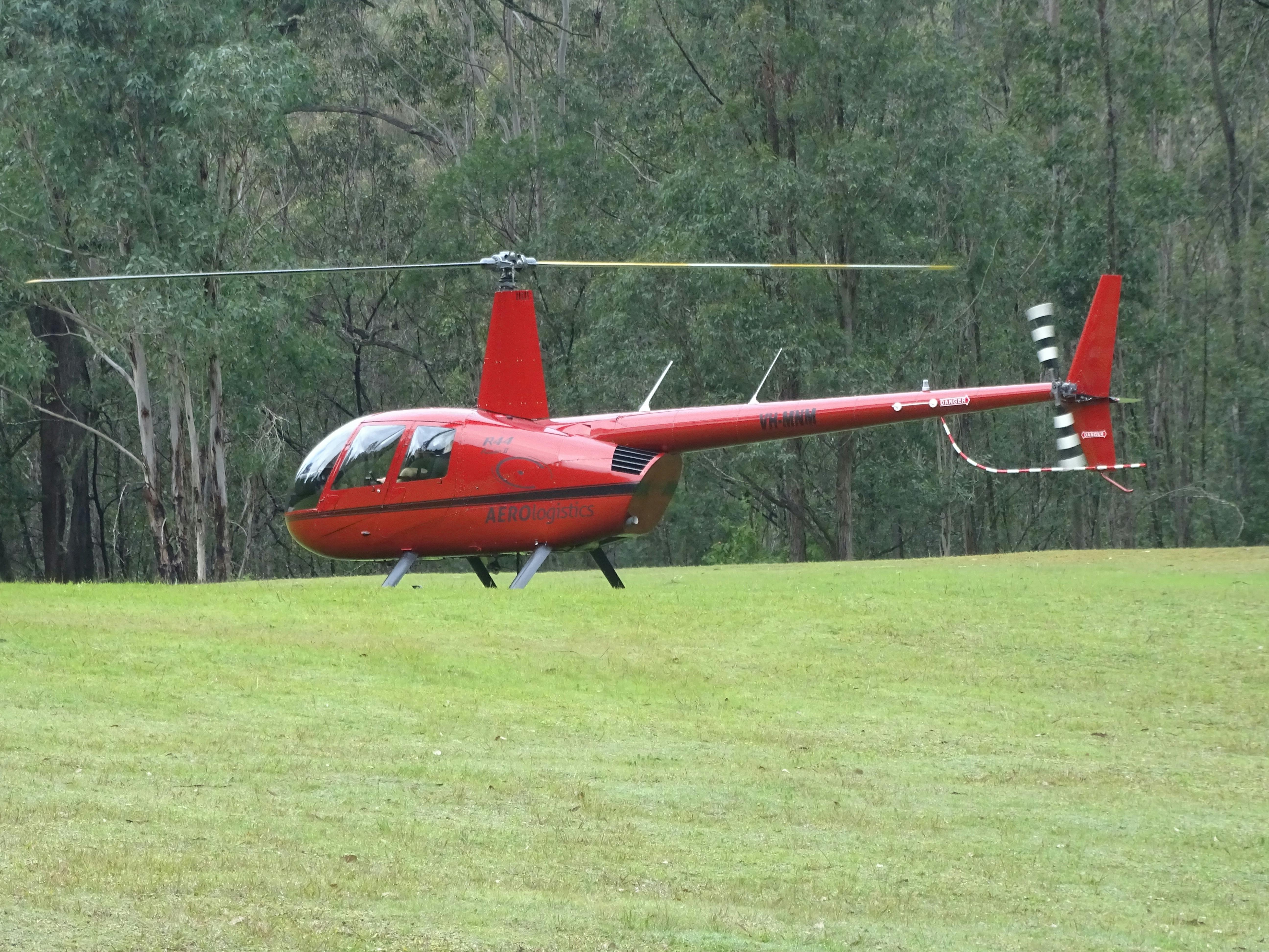 Helicopter landing area