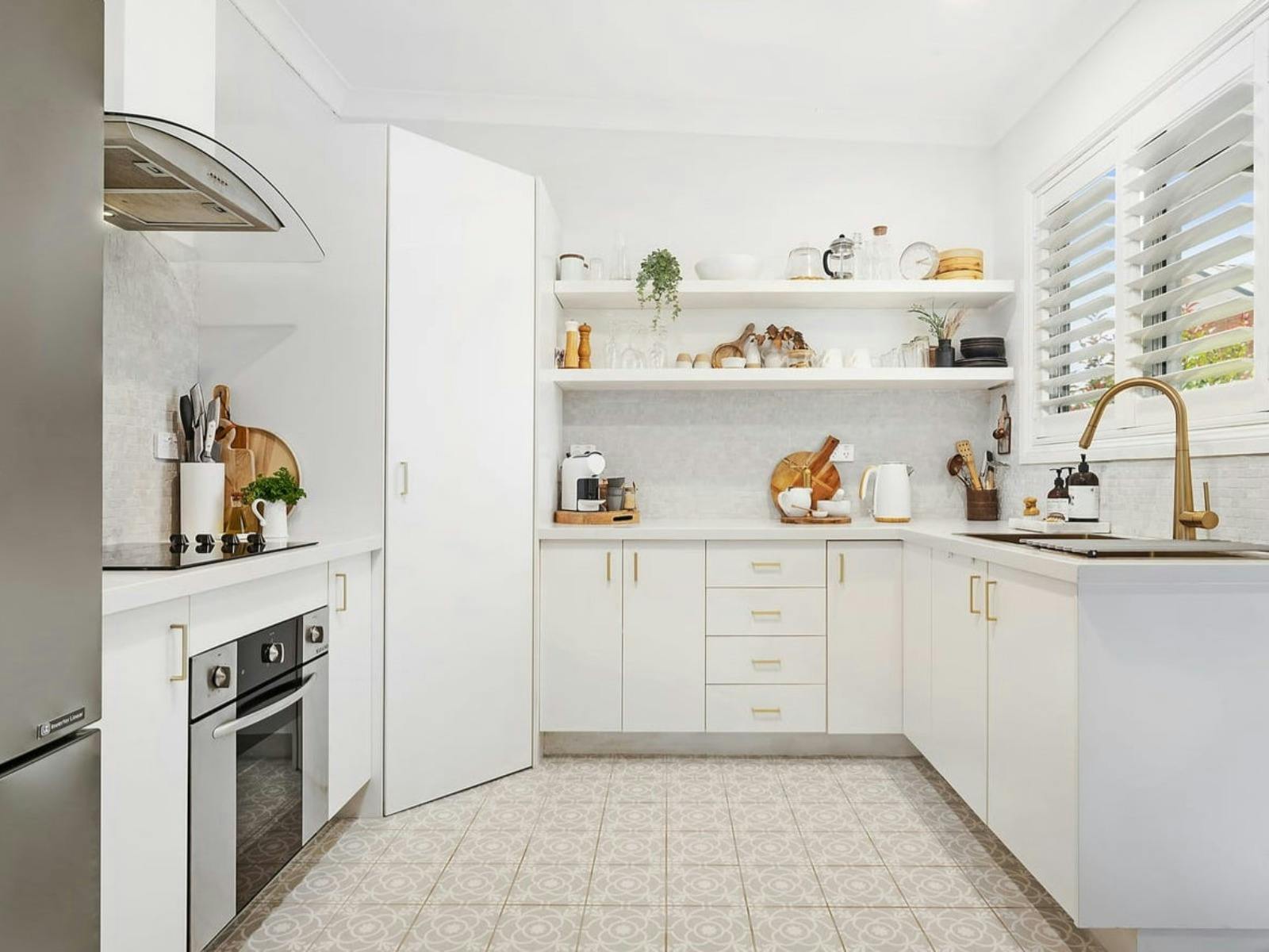 Large open kitchen at Cosy luxe villa