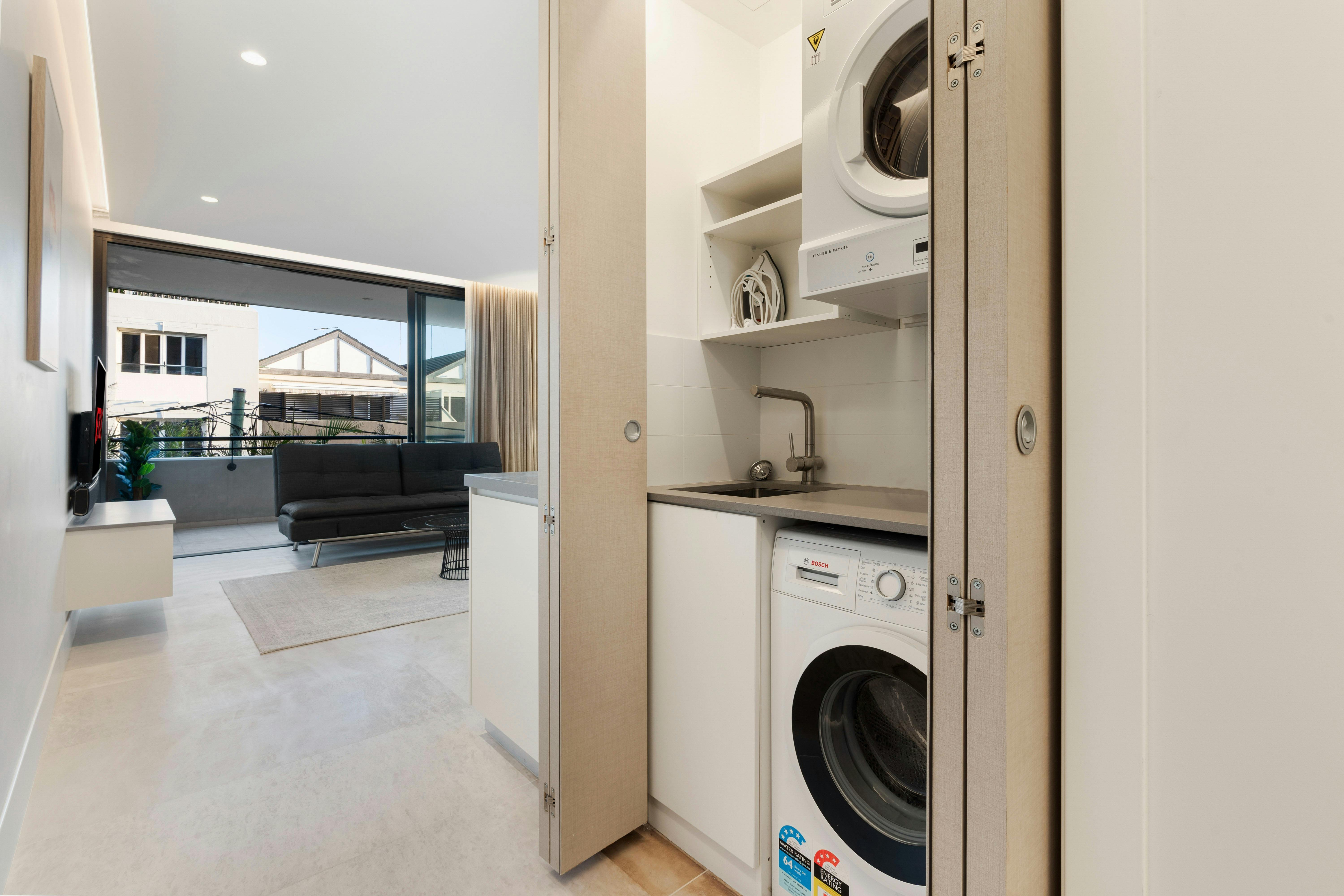 Modern and stylish apartment with comfortable furnishings and great city views.