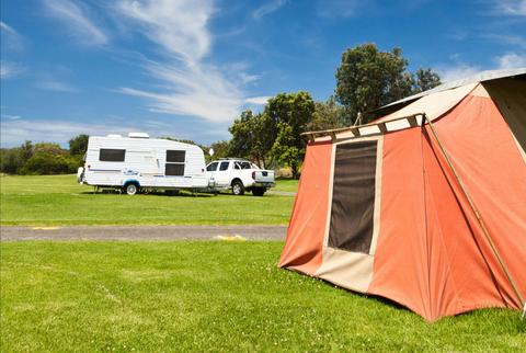 Unpowered caravan and camping sites