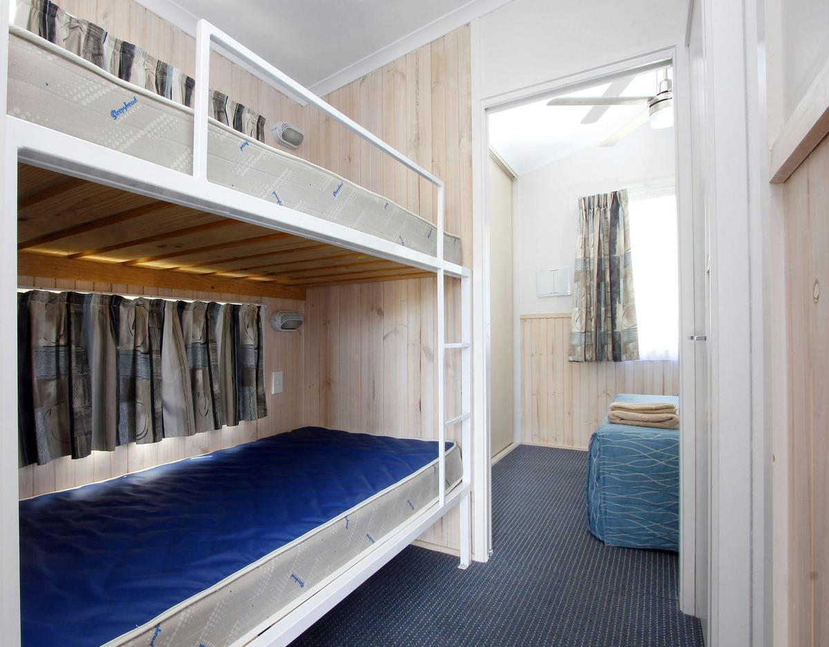 1 bedroom ensuite 4 berth cabin internal