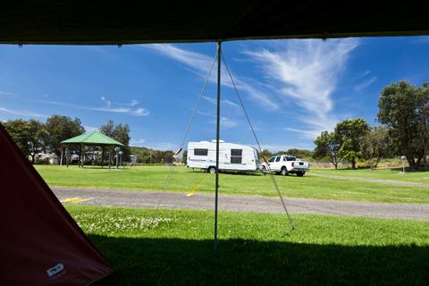 Drive through caravan and camping site