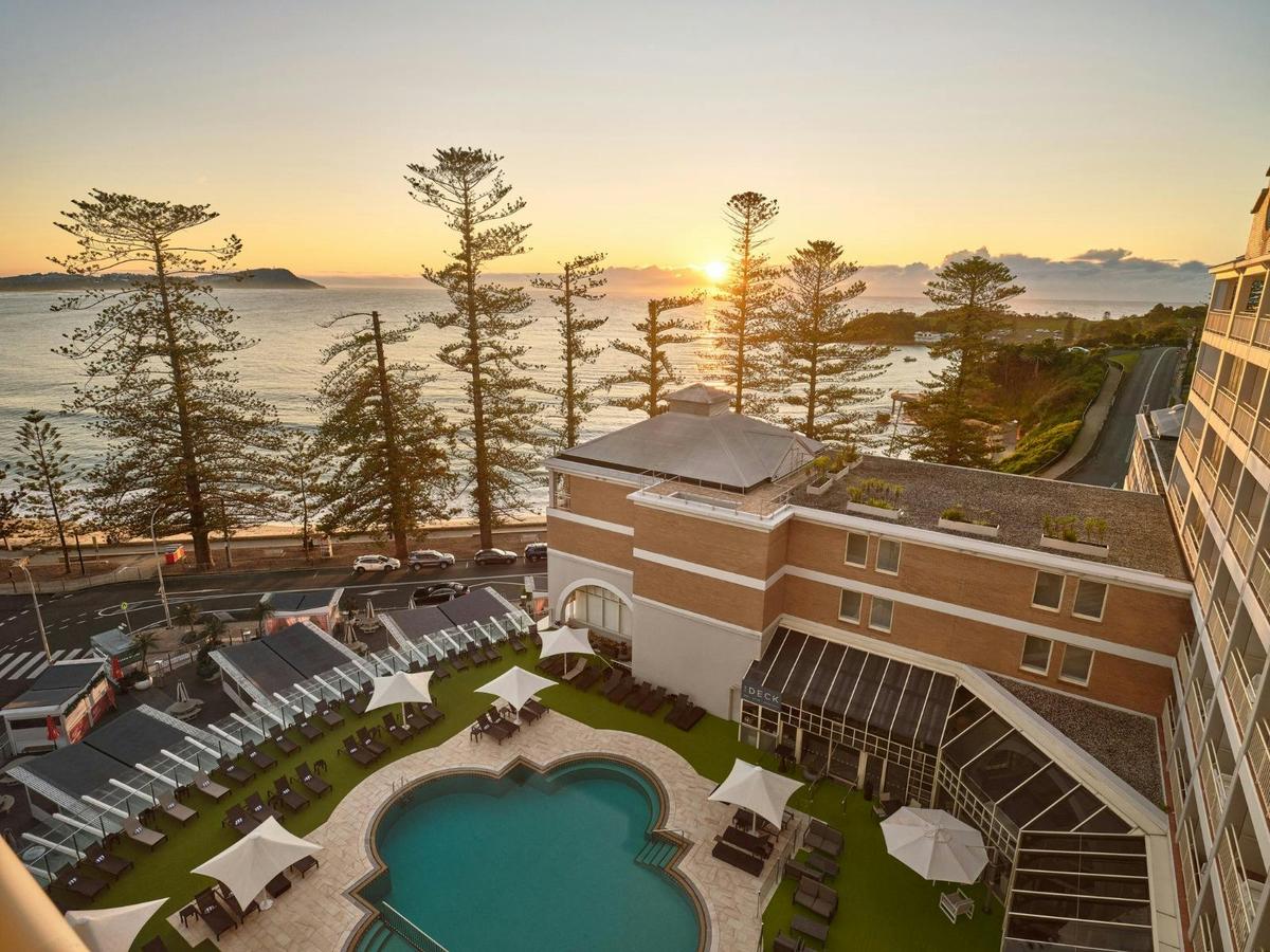 The view from level 7 of Crowne Plaza Terrigal Pacific