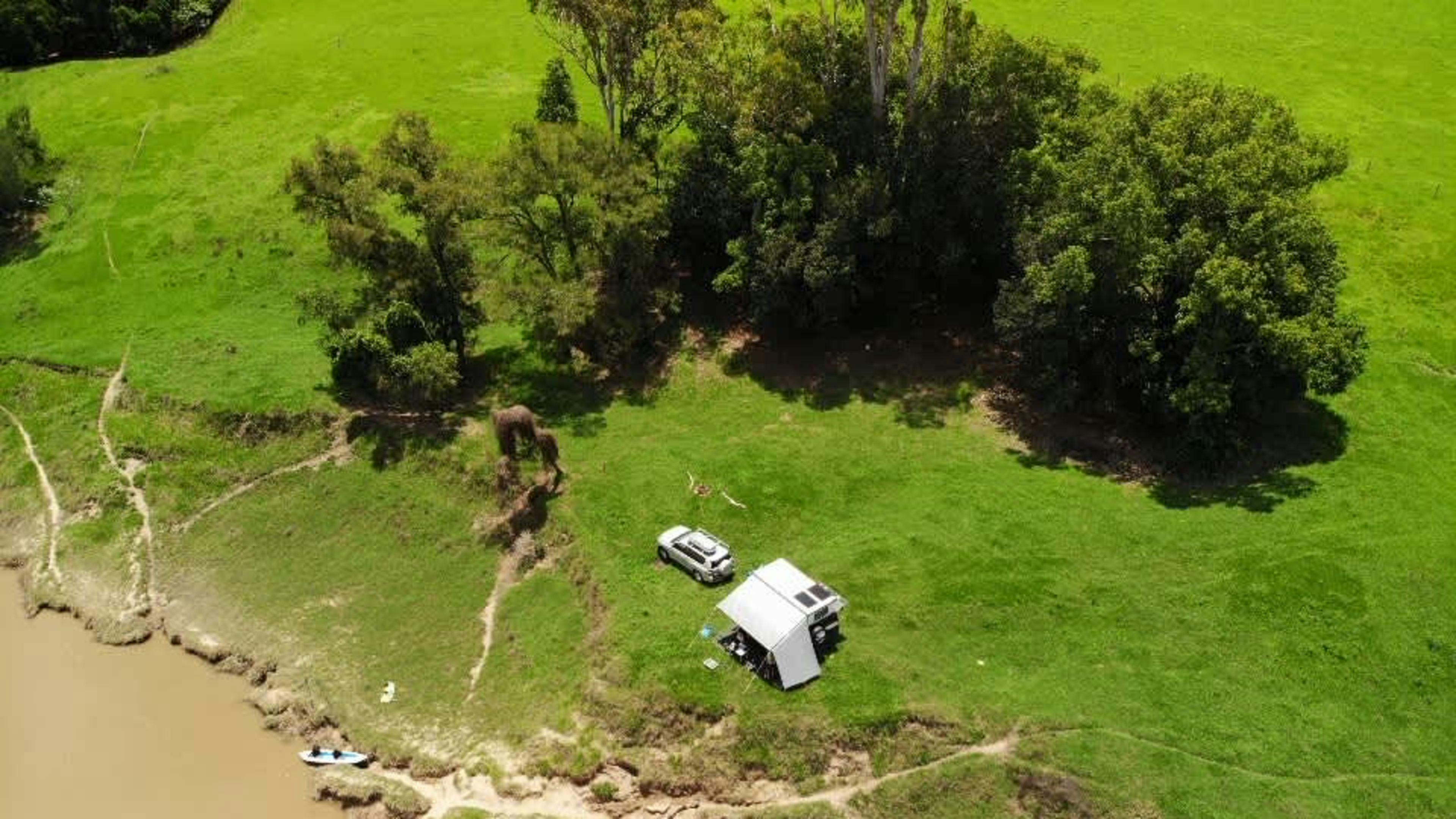 Courtesy pic from Campers after nearly 400 ml of rain in Dec 2020