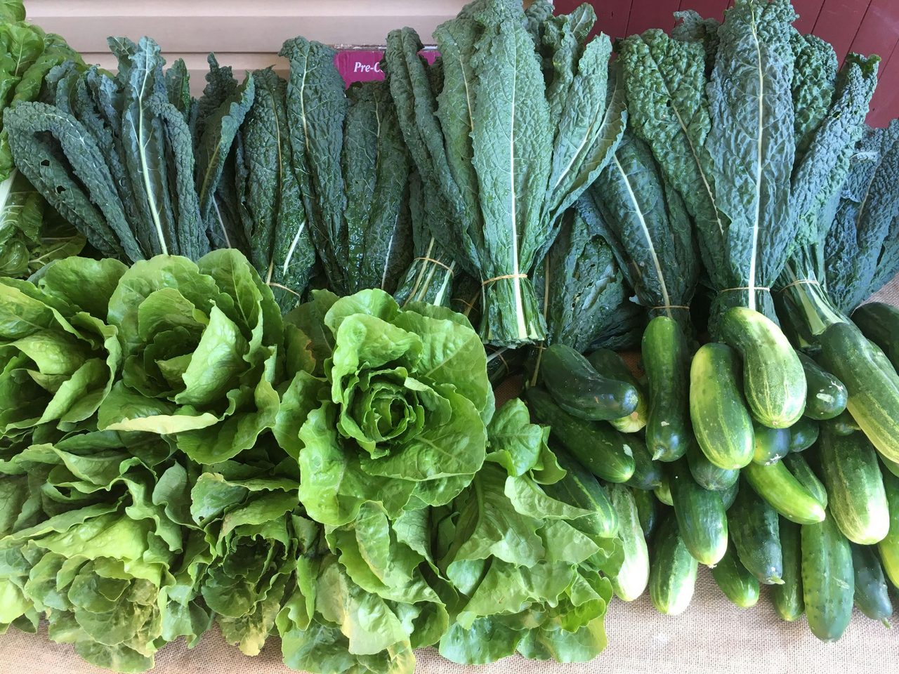 Example fresh produce from the market.