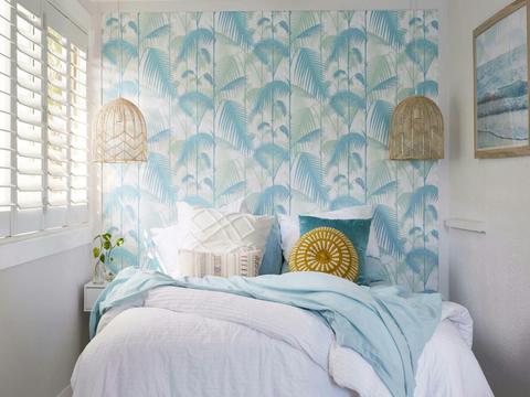 the contrast os colors in every room