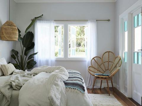the master bedroom