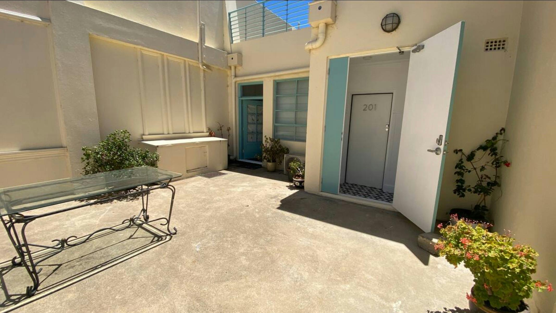 Back door rooftop access