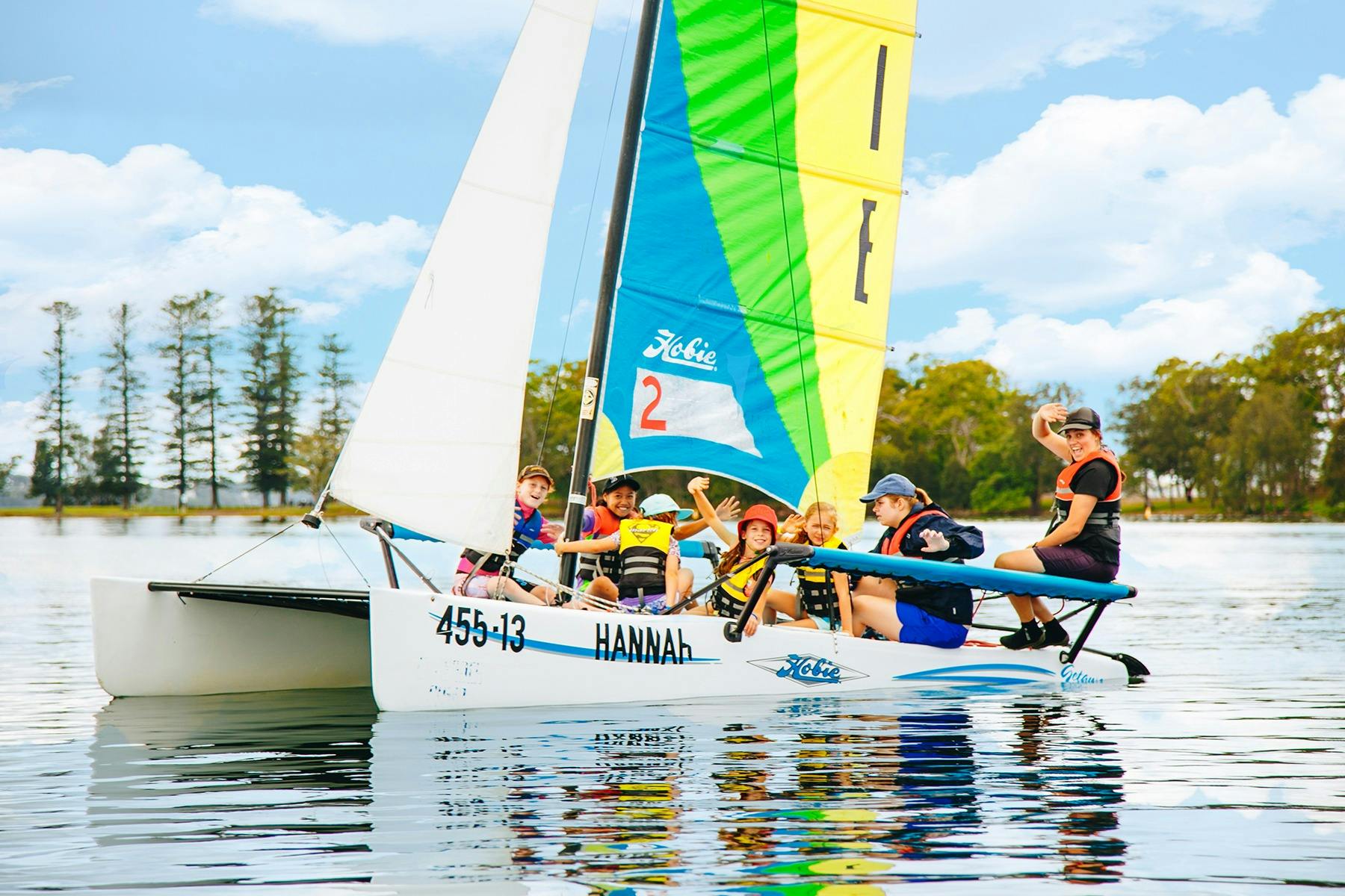 Sailing at CRU Lake Mac