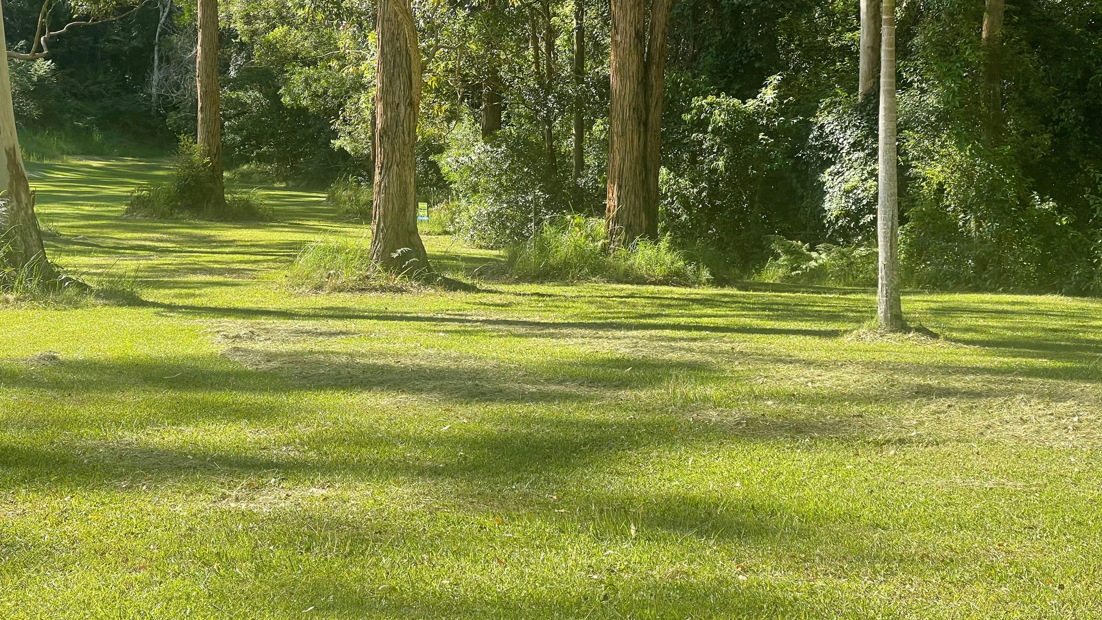 Camping area A with 3 sites. 