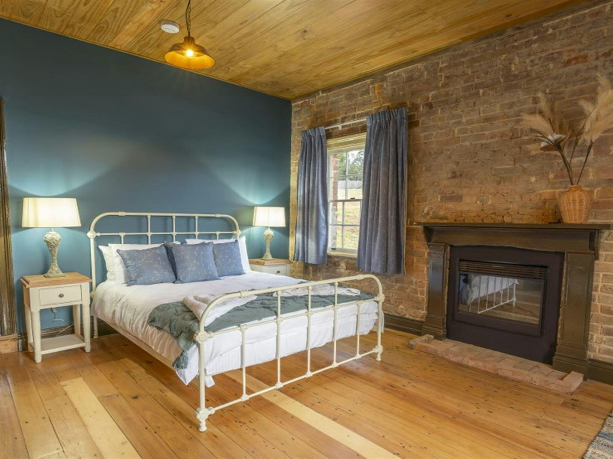 The queen bedroom in Fairfax House, Hill End Historic Site. Photo: John Spencer &copy; DPE