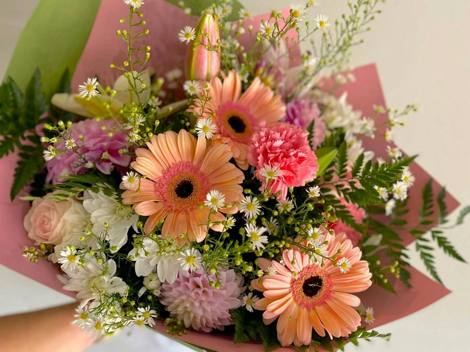 a colourful floral arrangement