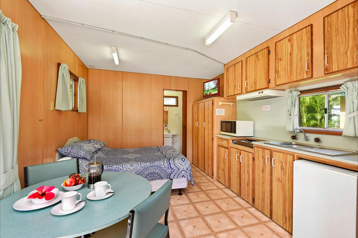 Inside the ensuite cabins