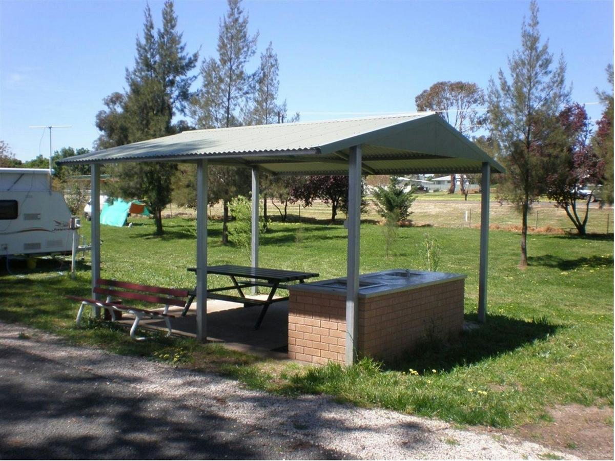 Undercover barbecue area at park